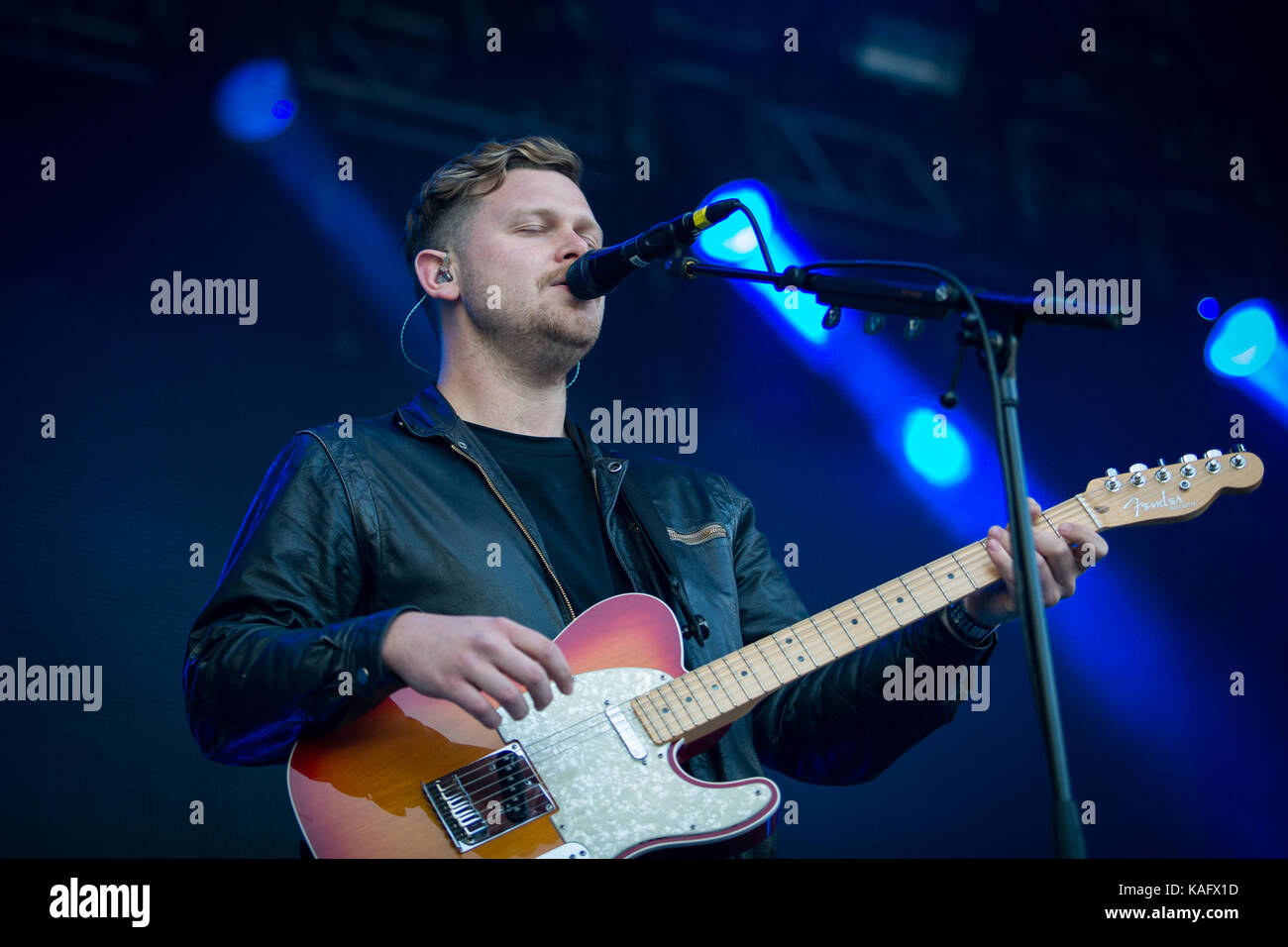 The English rock band Alt-J (also known as ∆) performs a live concert ...