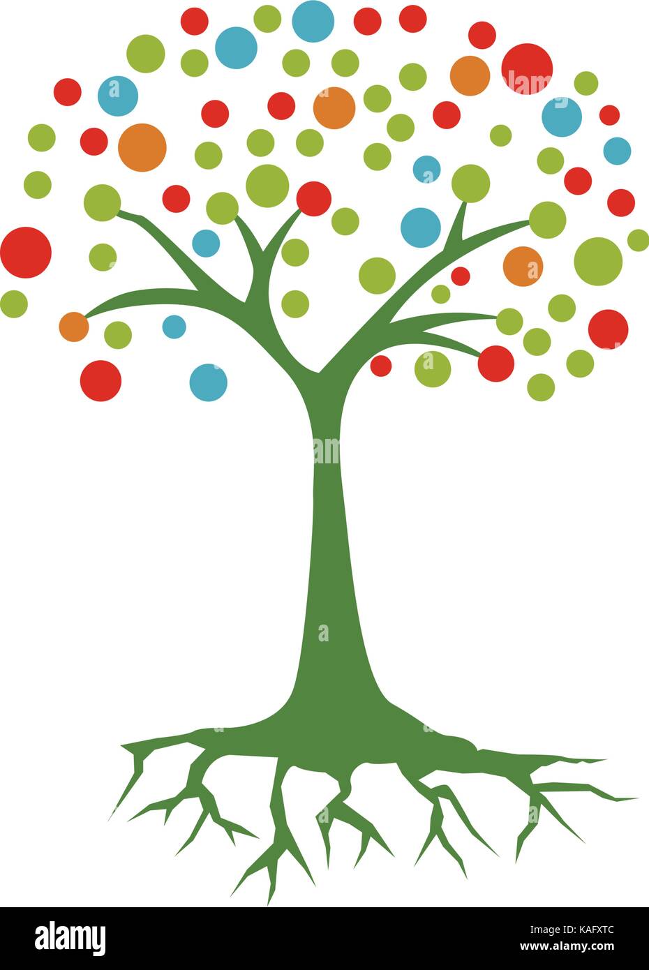 Tree icon logo template vector illustration Stock Vector Image & Art ...