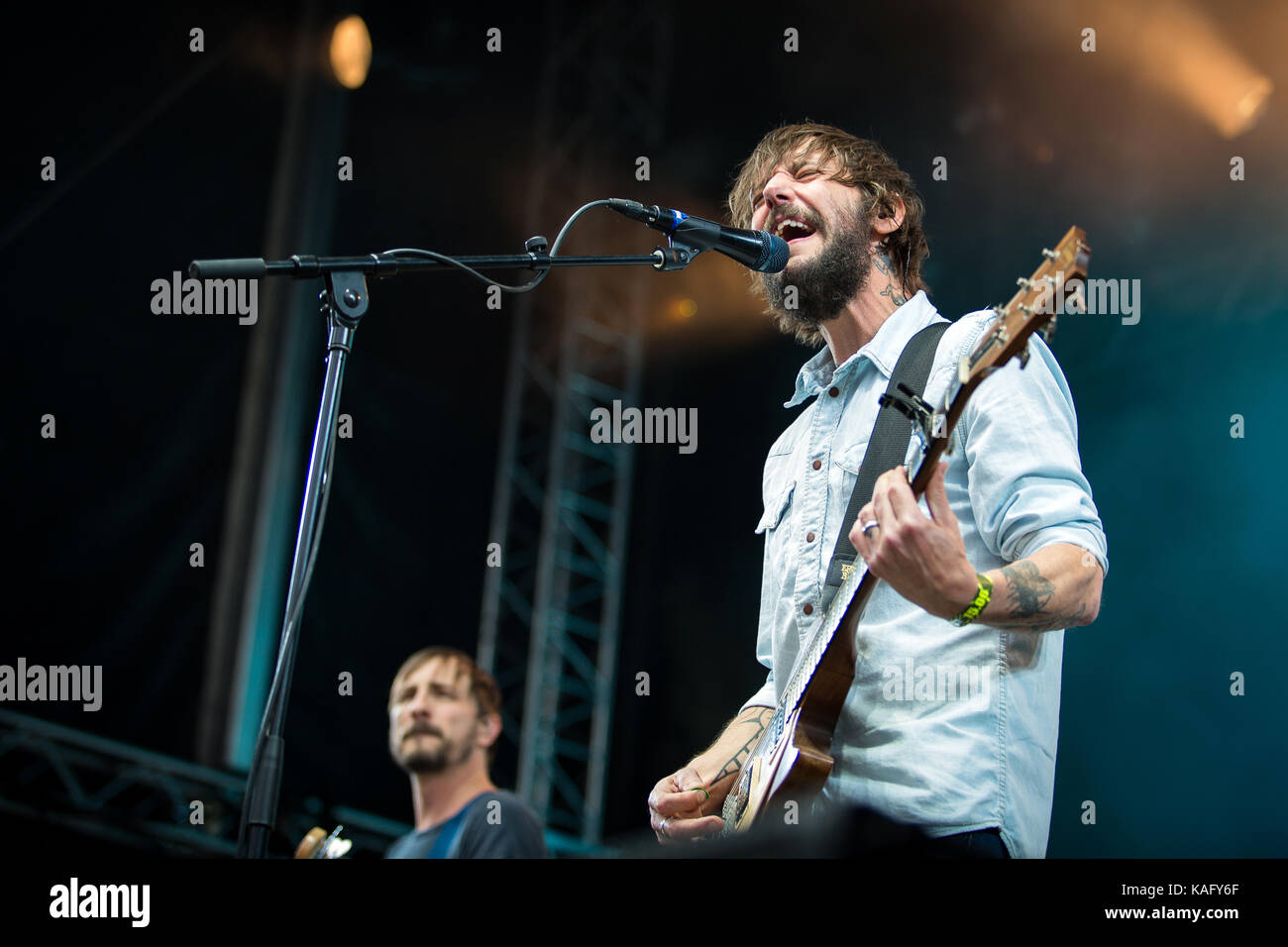 The American rock band Band of Horses performs a live concert at ...