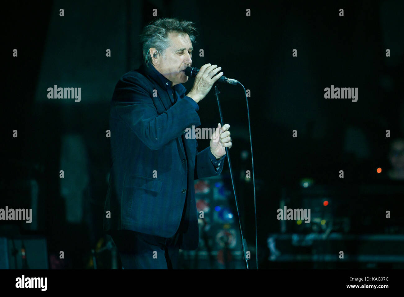 The English singer, songwriter and composer Bryan Ferry performs a live ...