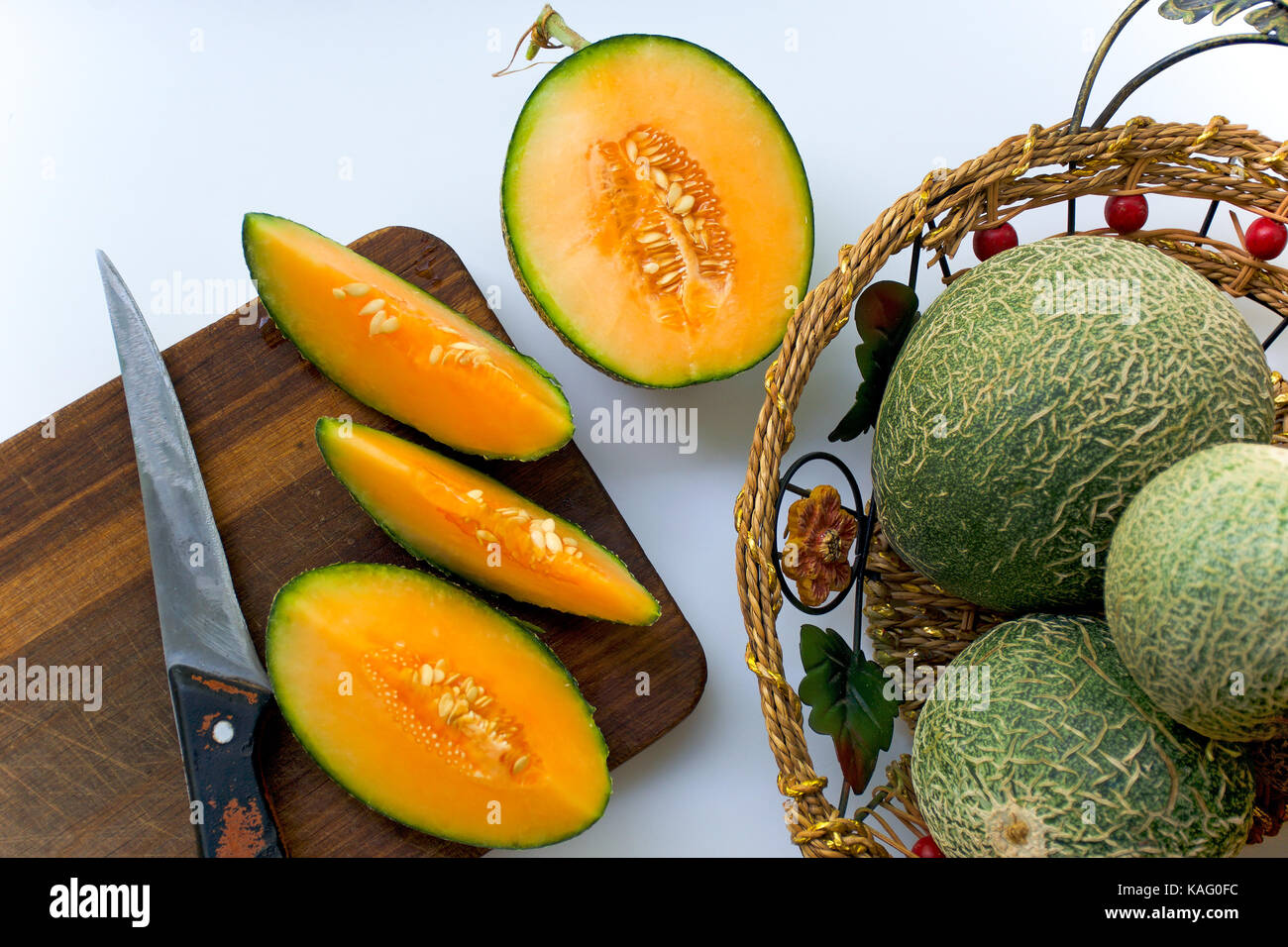 Honeydew Melons Stock Photos & Honeydew Melons Stock Images Alamy