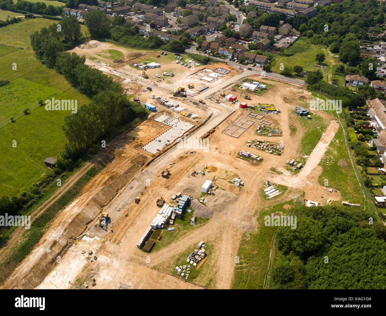 Building Site Aerial Hi res Stock Photography And Images Alamy