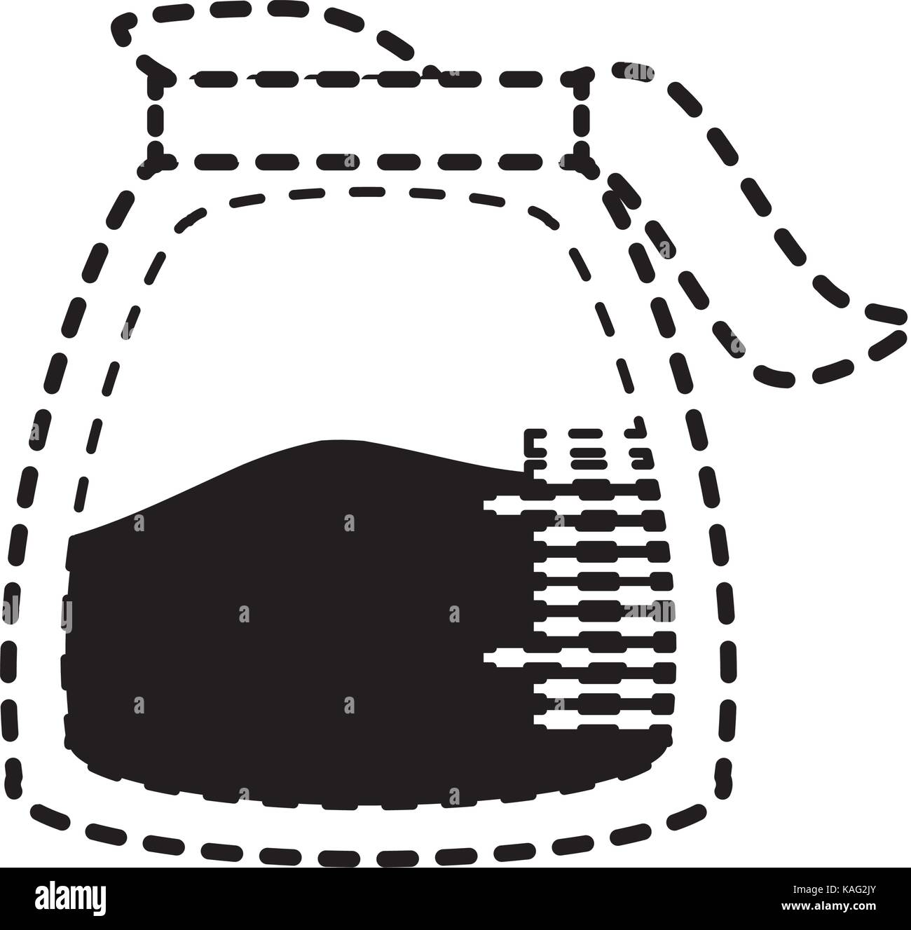 coffee jar sticker vector illustration Stock Vector Image & Art Alamy