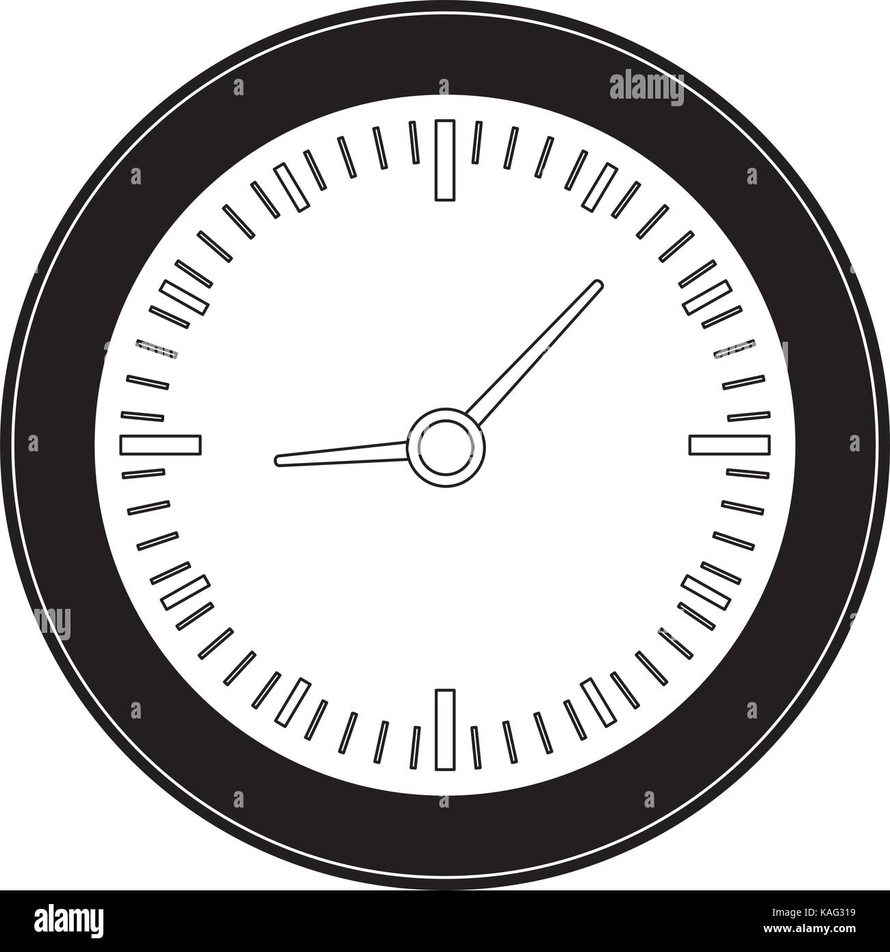 wall clock vector illustration Stock Vector Image & Art - Alamy