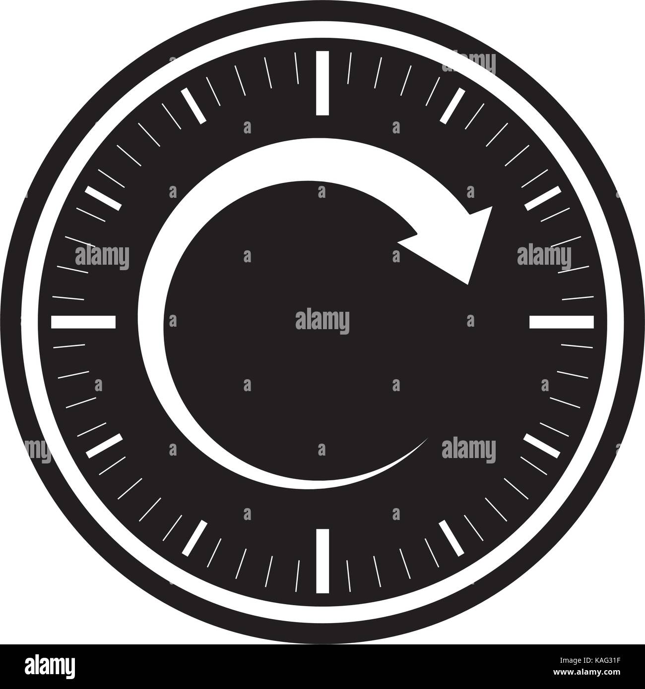 wall clock vector illustration Stock Vector Image & Art - Alamy