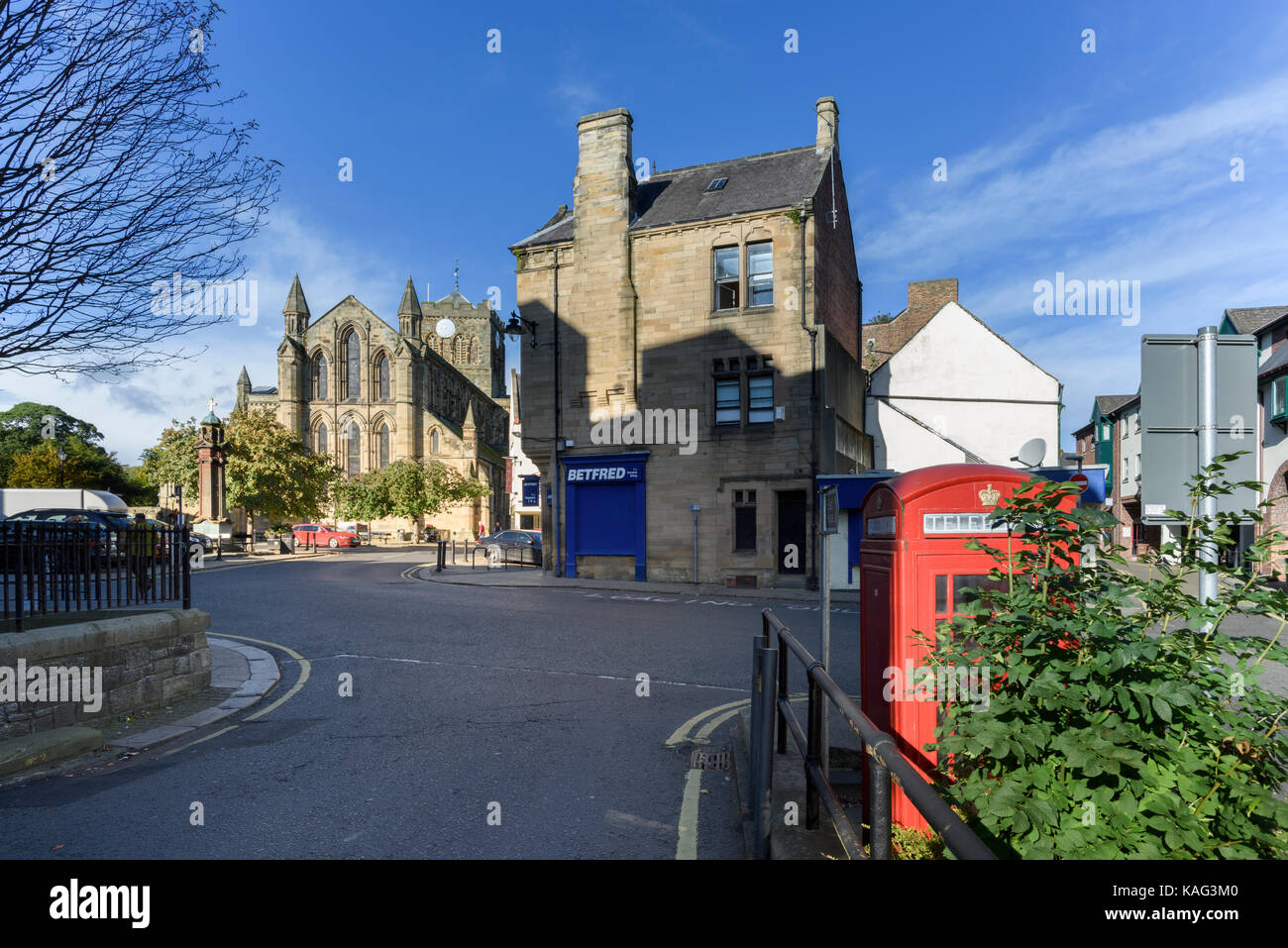 Hexham a Market town in Northumberland Stock Photo