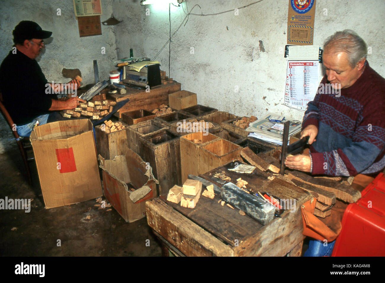 Cork processing hi-res stock photography and images - Alamy