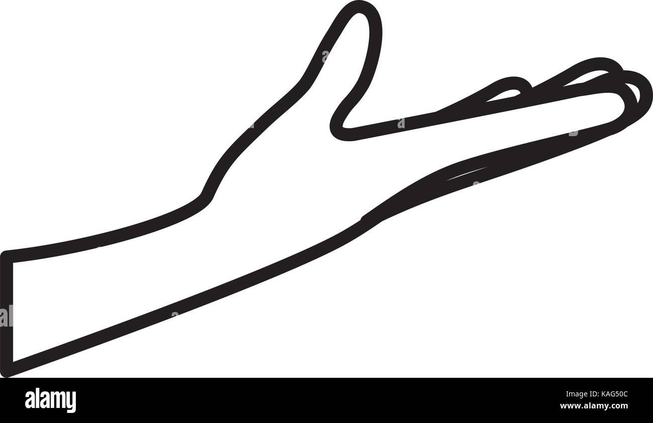 Arm extended Stock Vector Images Alamy