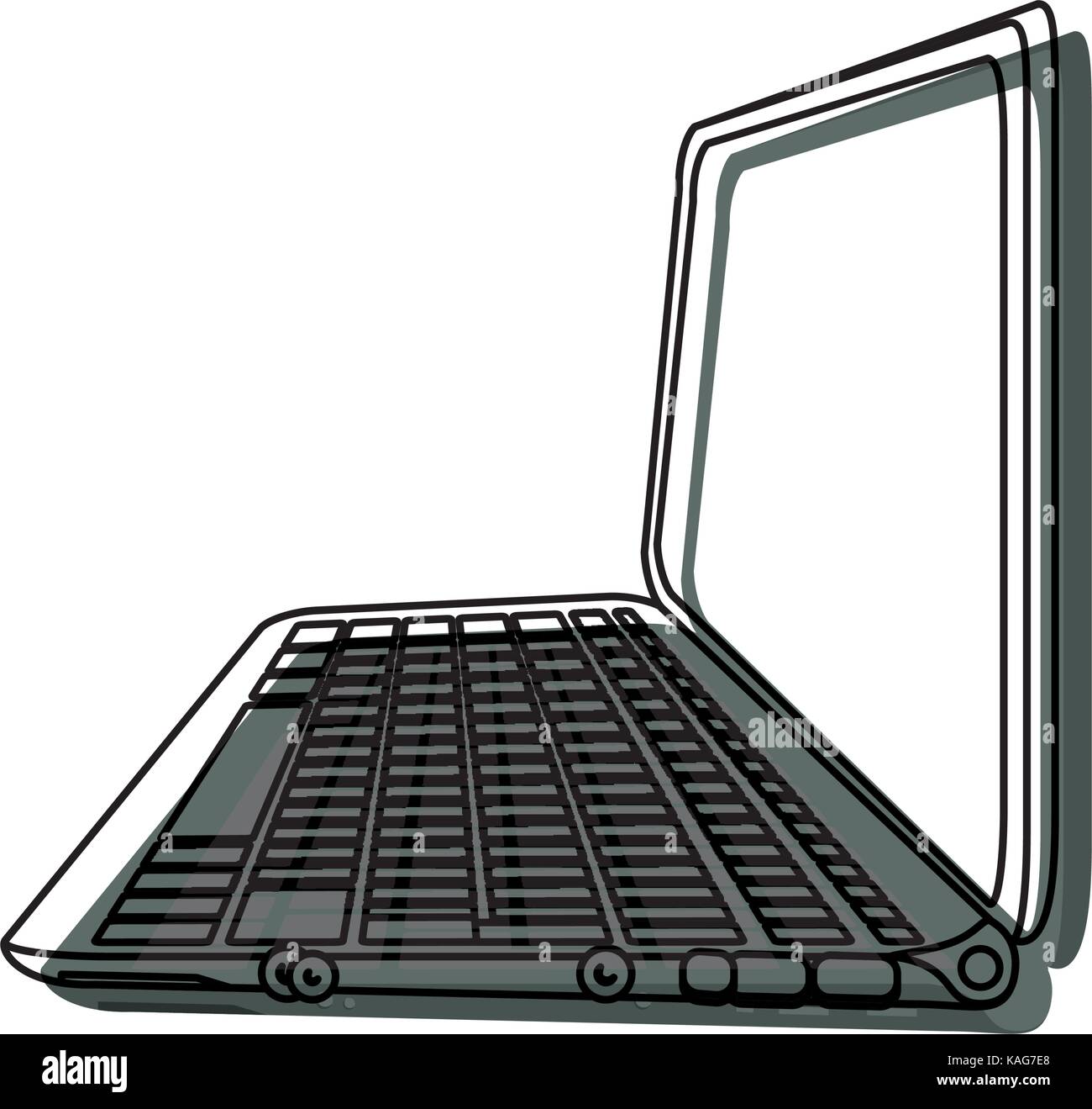 laptop vector illustration Stock Vector Image & Art - Alamy
