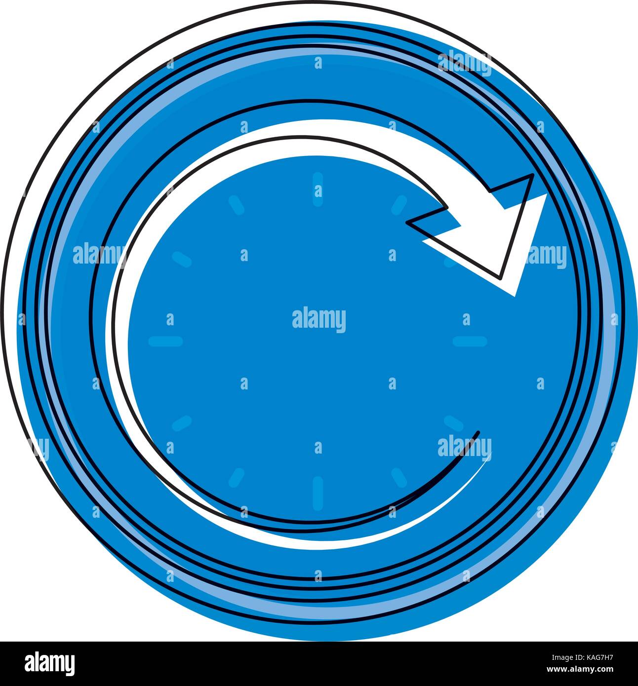 wall clock vector illustration Stock Vector Image & Art - Alamy