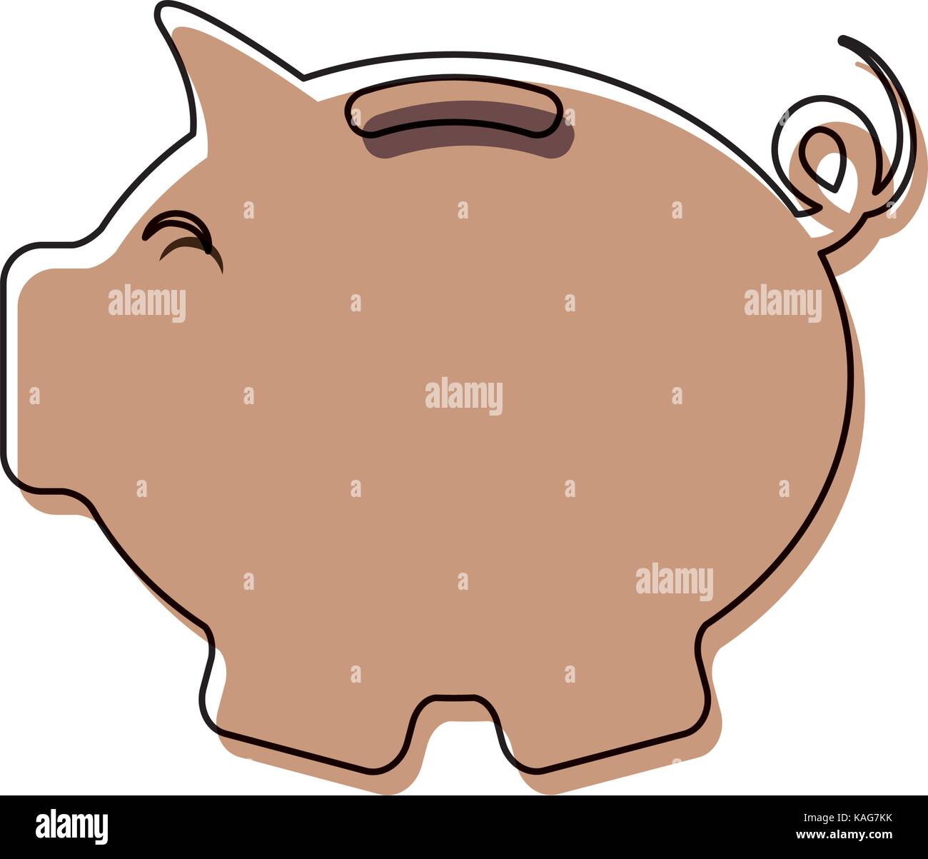 piggy bank vector illustration Stock Vector Image & Art - Alamy