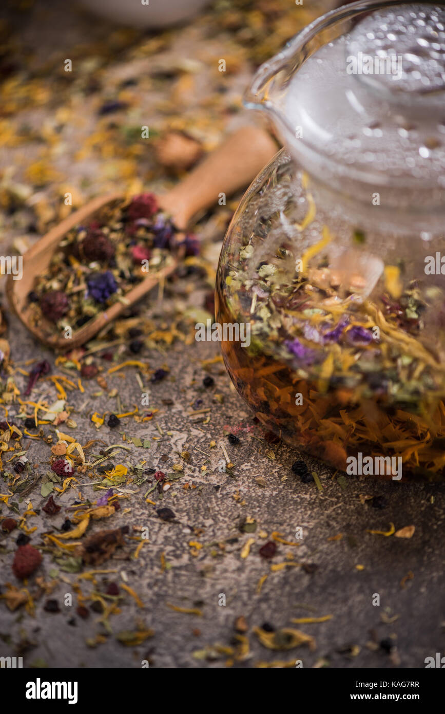 Loose tea glass jars hi-res stock photography and images - Alamy