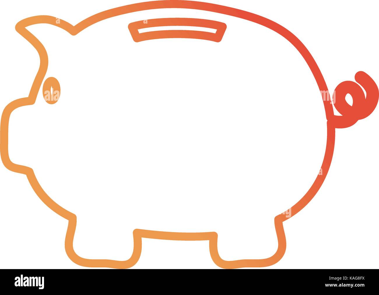piggy bank vector illustration Stock Vector Image & Art - Alamy