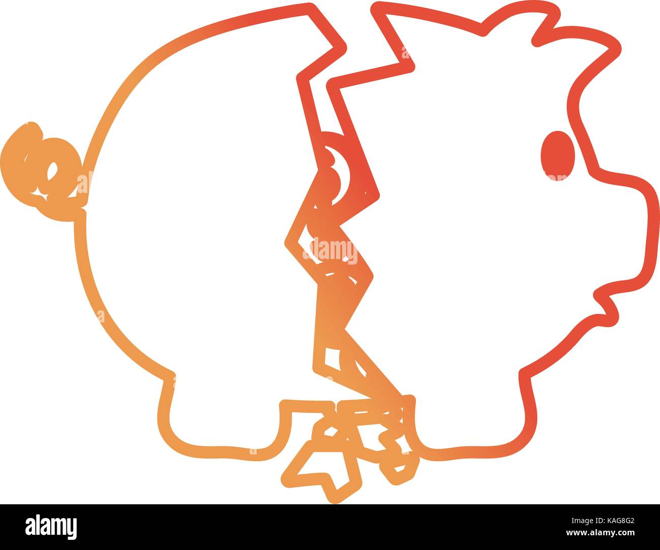 piggy bank vector illustration Stock Vector Image & Art - Alamy