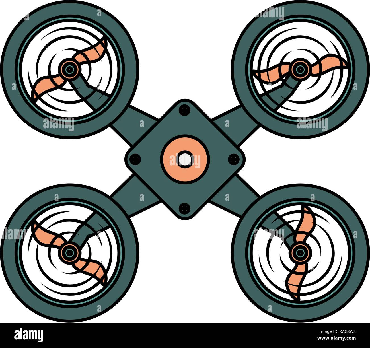 drone  vector illustration Stock Vector