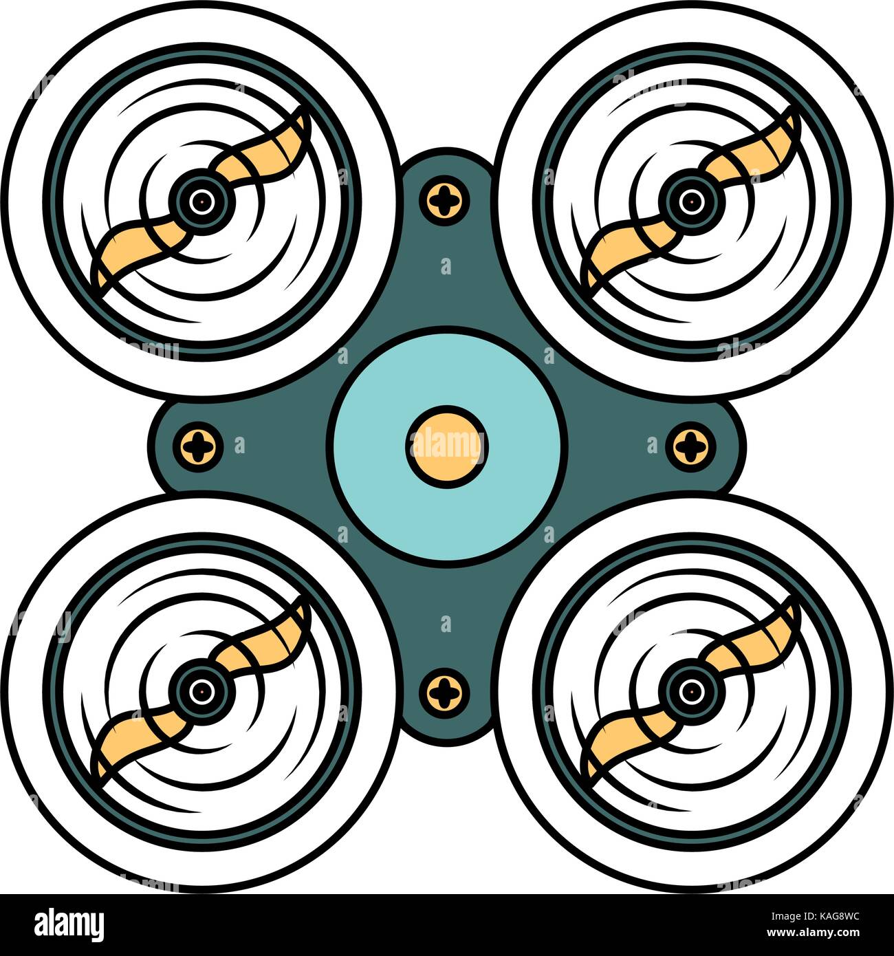 drone  vector illustration Stock Vector