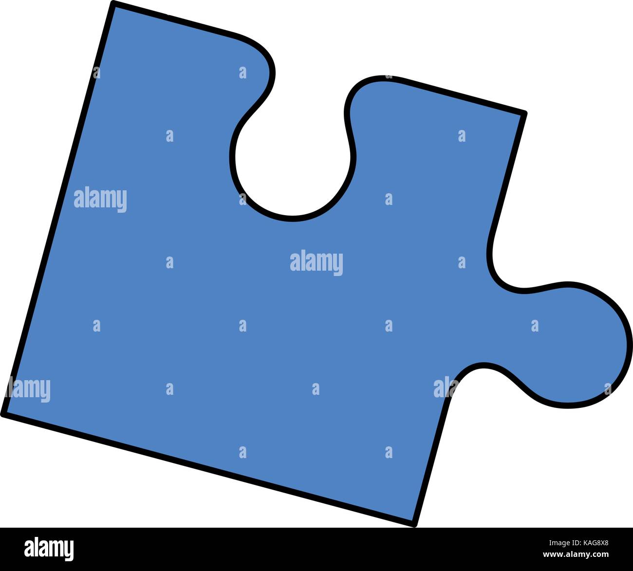 puzzle piece vector illustration Stock Vector Image & Art - Alamy