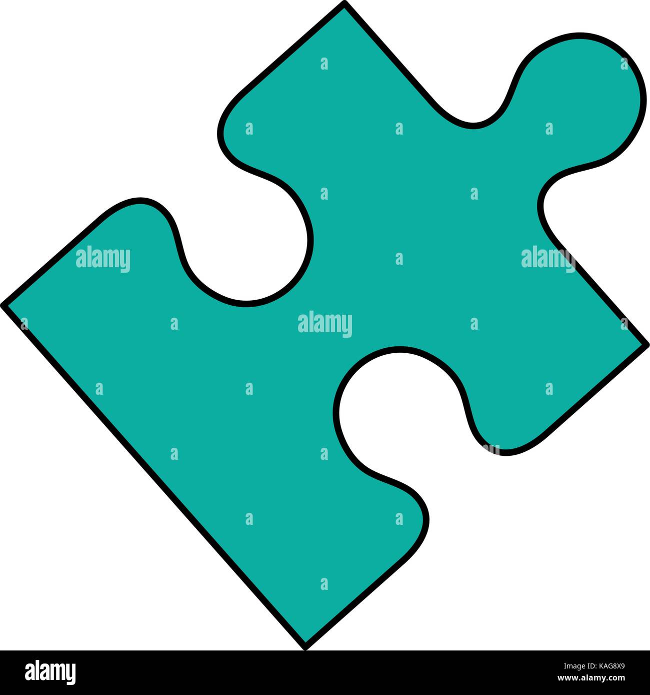puzzle piece vector illustration Stock Vector Image & Art - Alamy