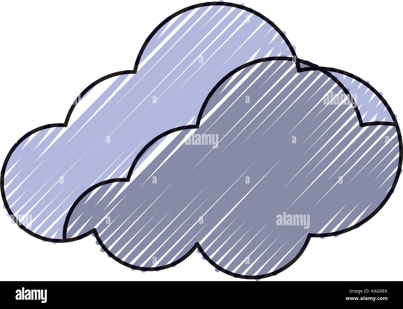 cloud doodle vector illustration Stock Vector Image & Art - Alamy