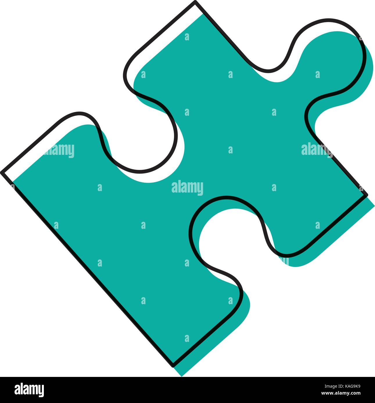 puzzle piece vector illustration Stock Vector Image & Art - Alamy