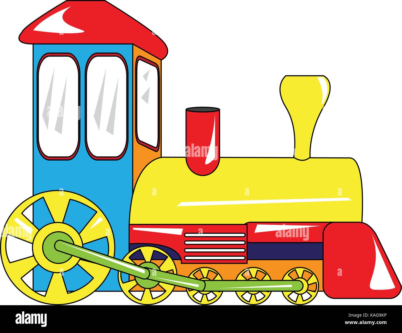 Isolated train toy Stock Vector Image & Art Alamy