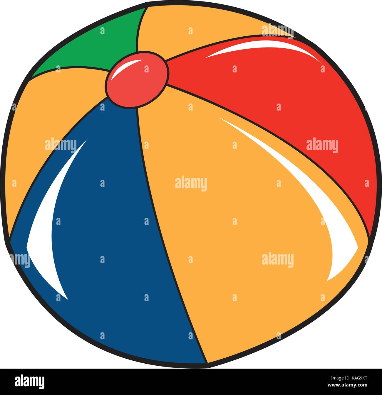 Vintage beach ball Stock Vector Images Alamy