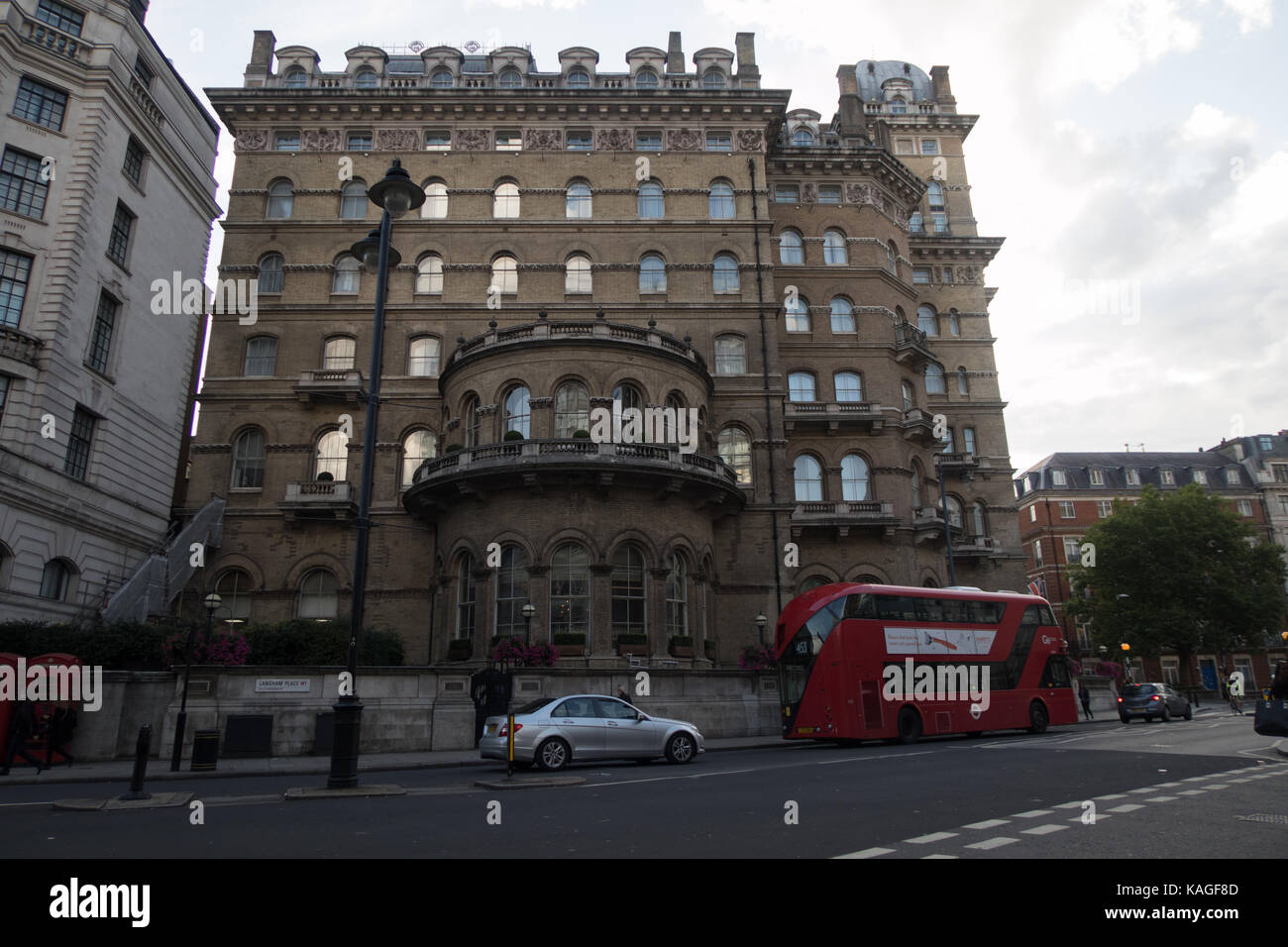The Langham hotel, Langham Place, London W1 Stock Photo Alamy