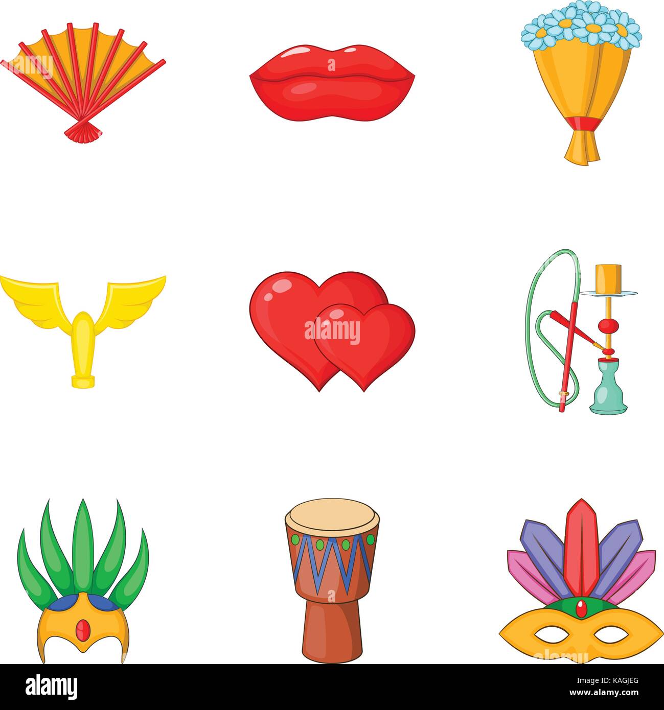 Rite icons set, cartoon style Stock Vector Image & Art - Alamy