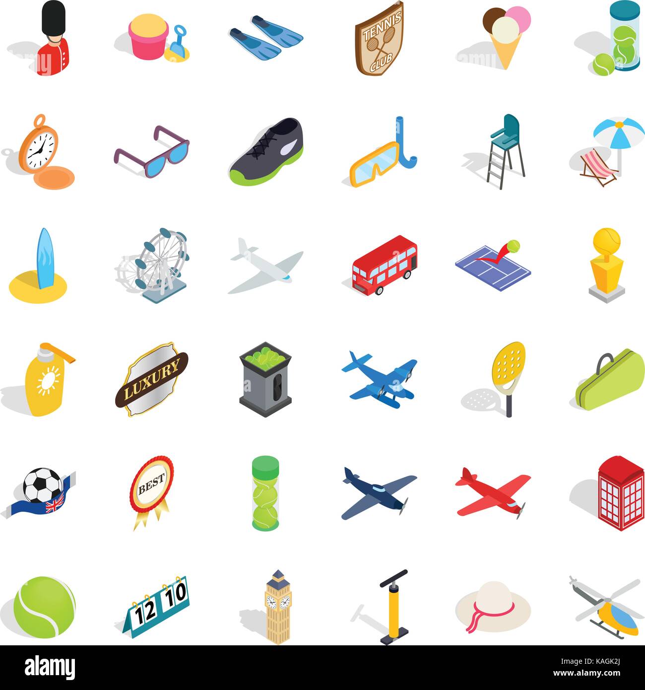 Rocket icons set, isometric style Stock Vector Image & Art - Alamy