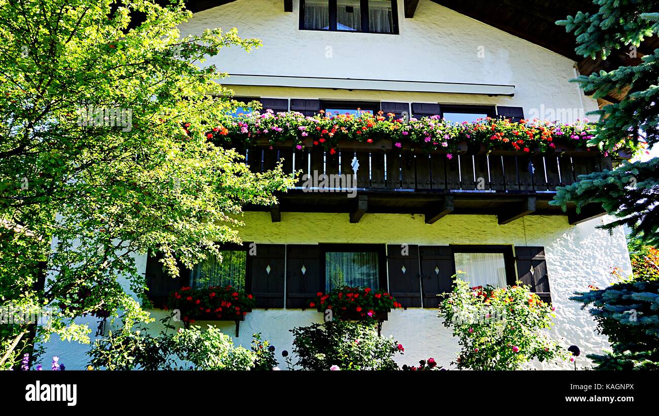 A country style house in Grainau, Germany Stock Photo Alamy