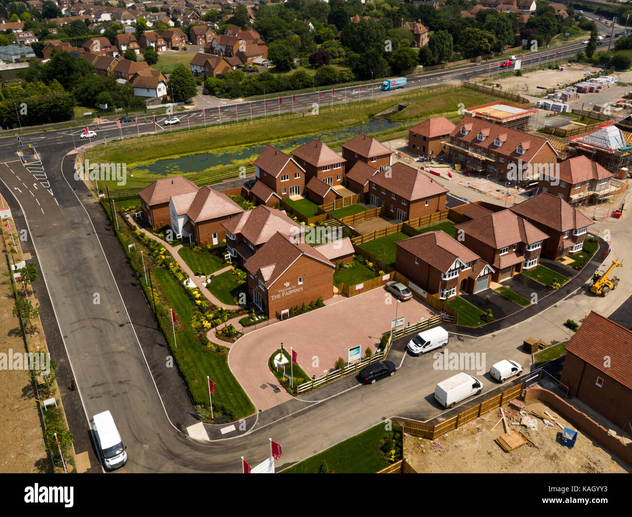 Redrow, The Fairways development Herne bay Stock Photo Alamy