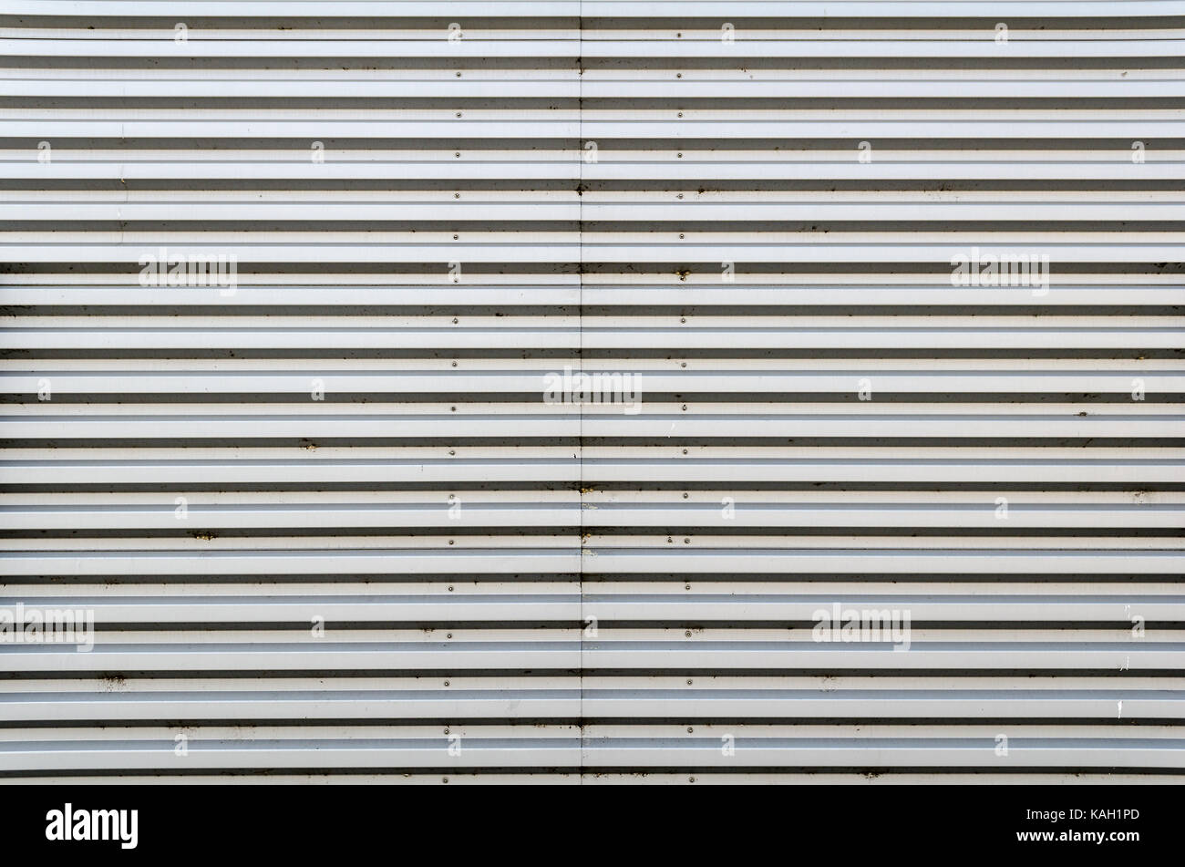 silver grey corrugated sheet texture Stock Photo Alamy