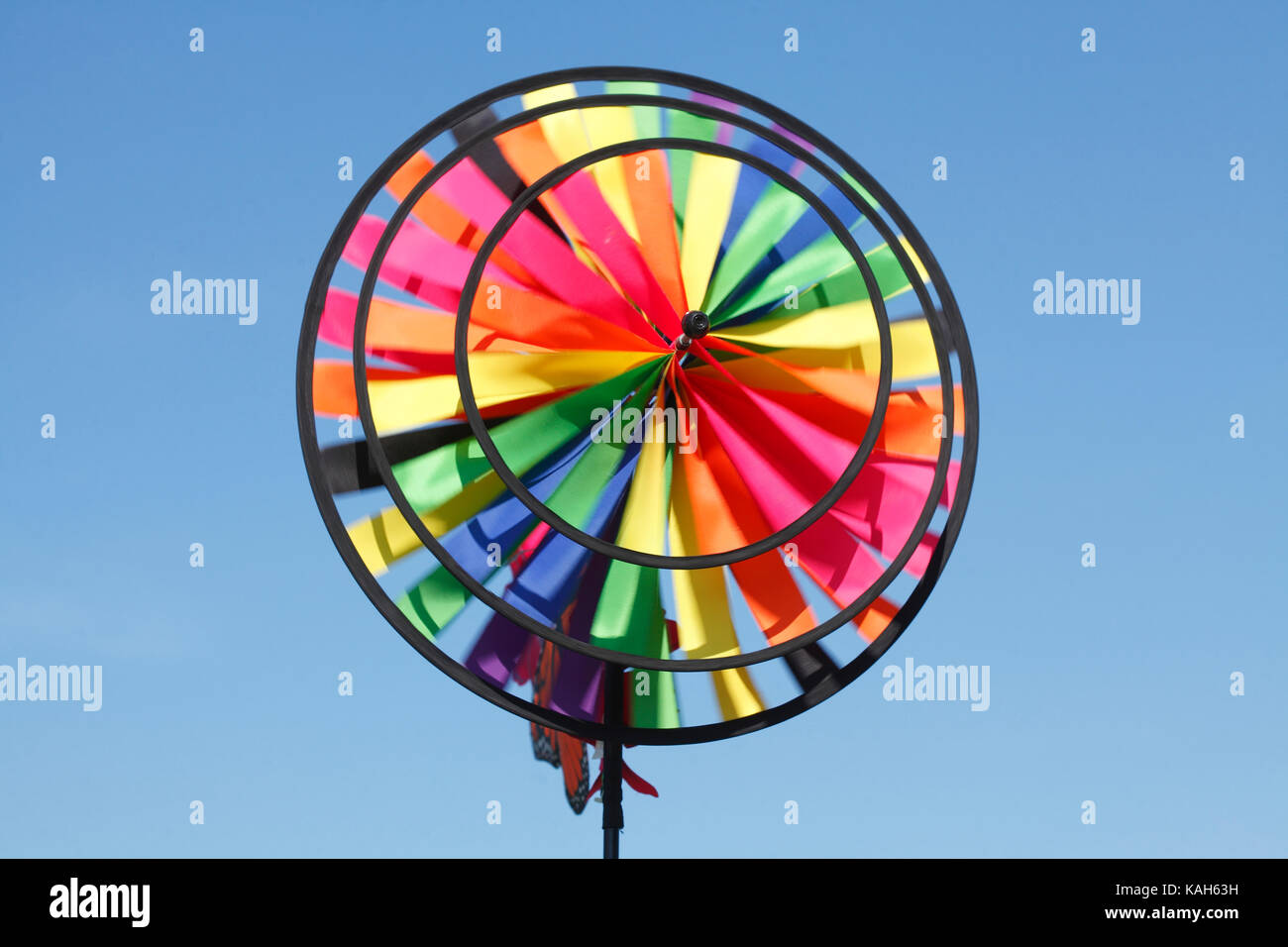Wind Pallel Multicolored Windspell, Wind Wheel, Pin Wheel, Garden Wheel Stock Photo ...