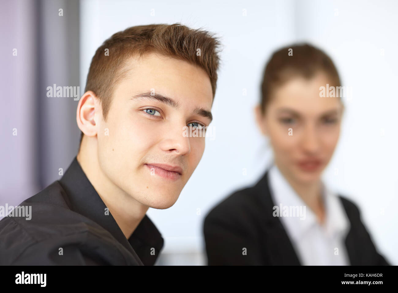 Portrait two contemporary young hi-res stock photography and images - Alamy
