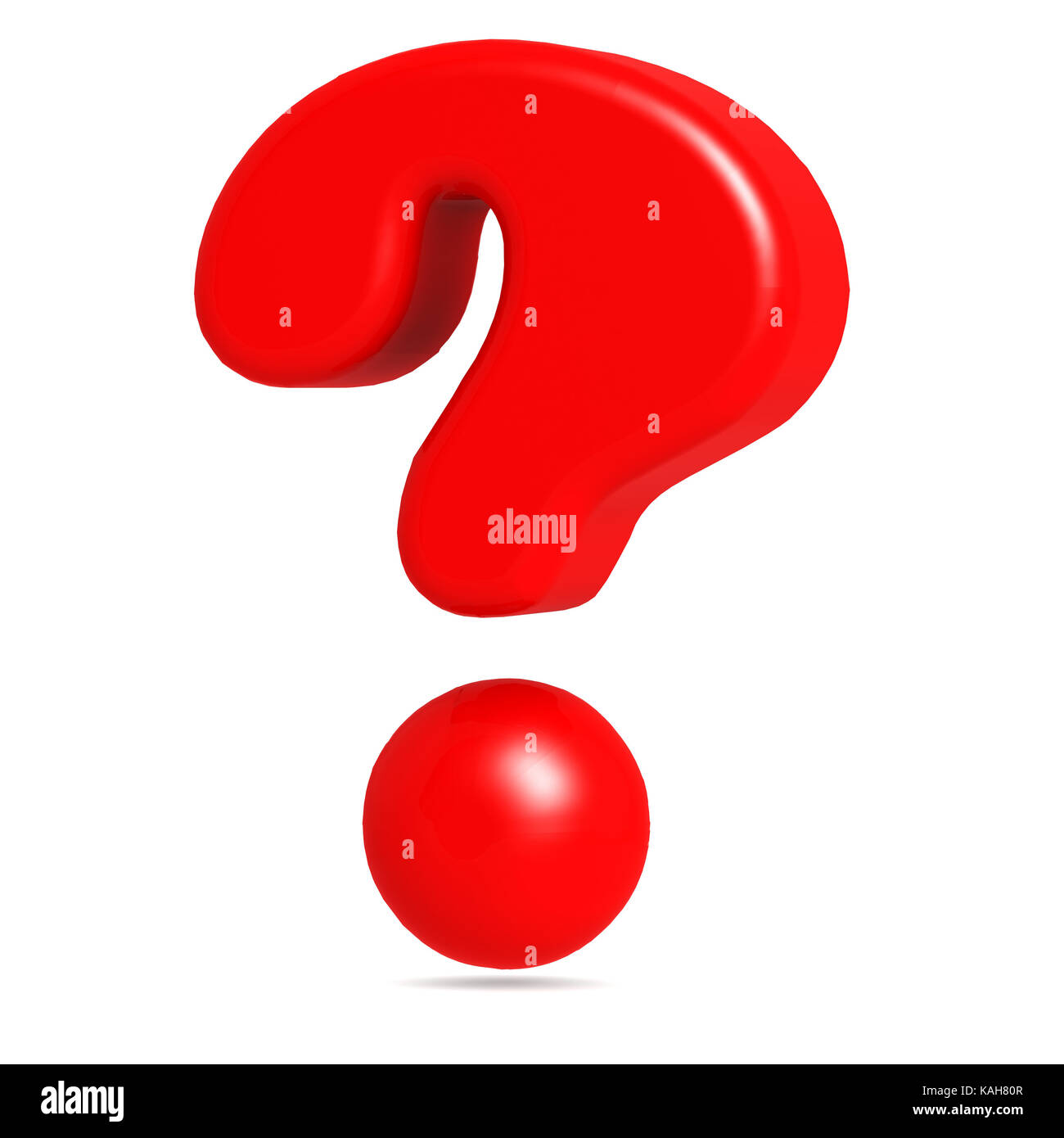 Red question mark Stock Photo Alamy