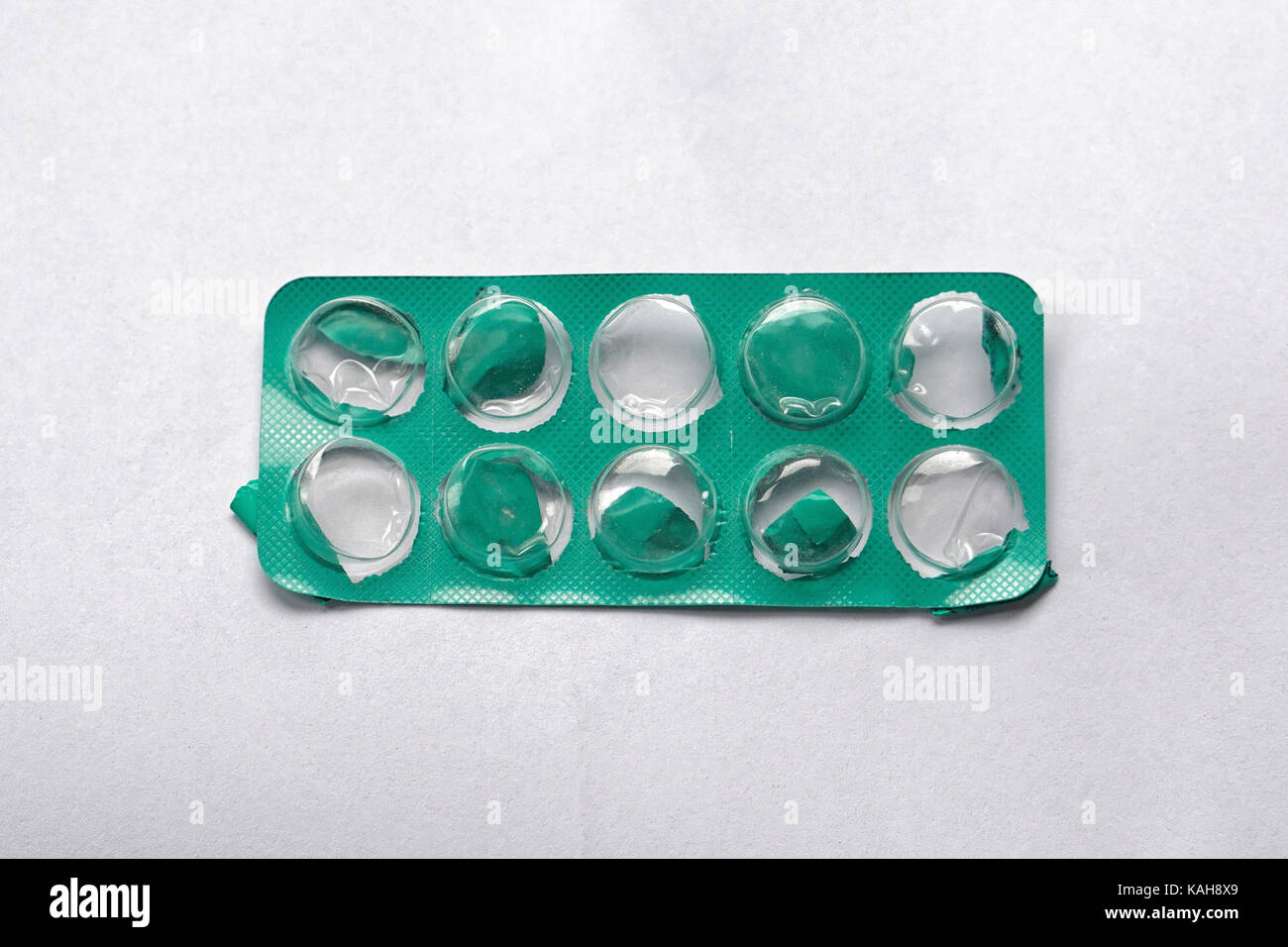Download Empty Green Tablet Foil Blister Pack Stock Photo Alamy PSD Mockup Templates
