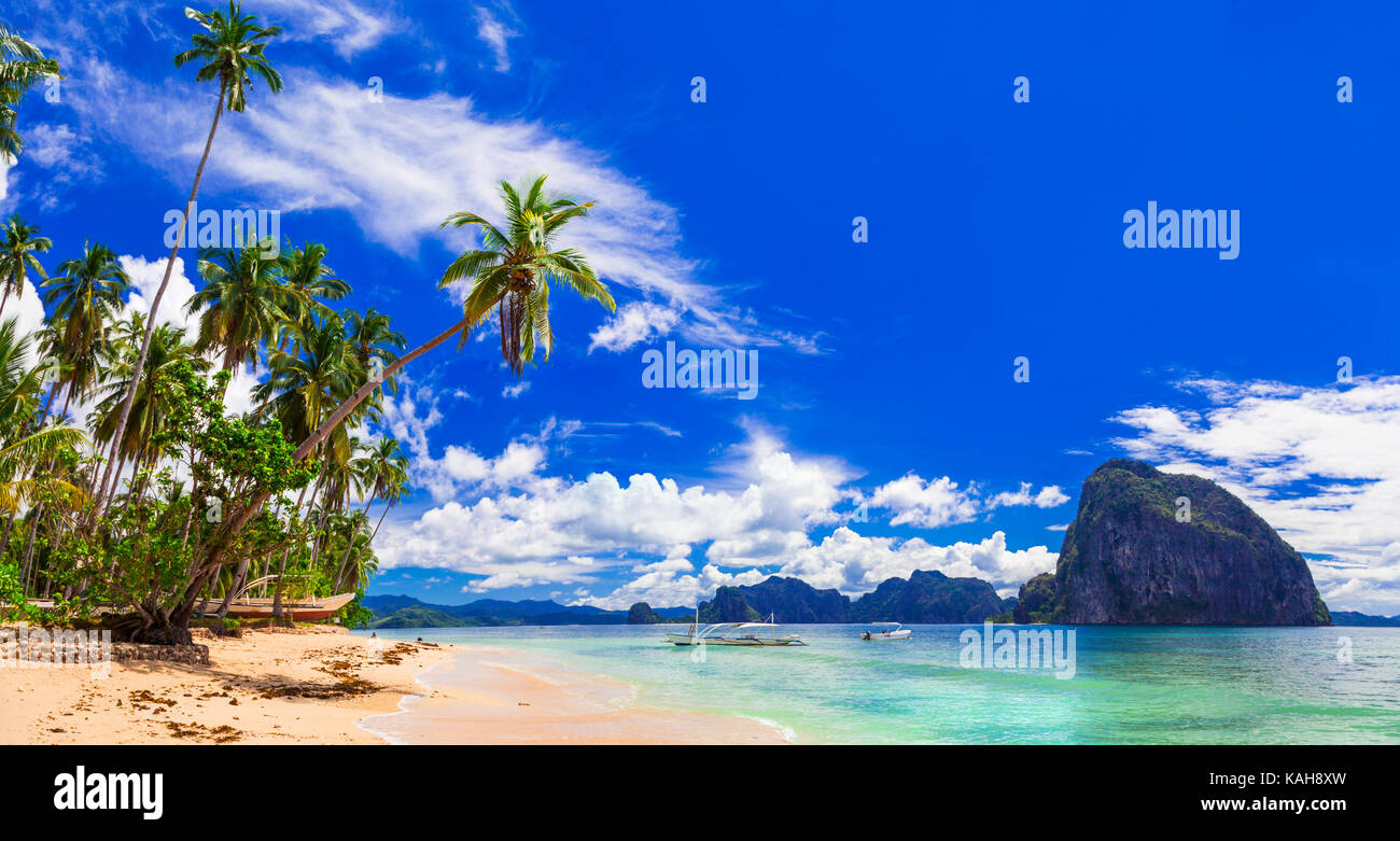 Incredible nature in Philippines ,El Nido,Palawan. Stock Photo