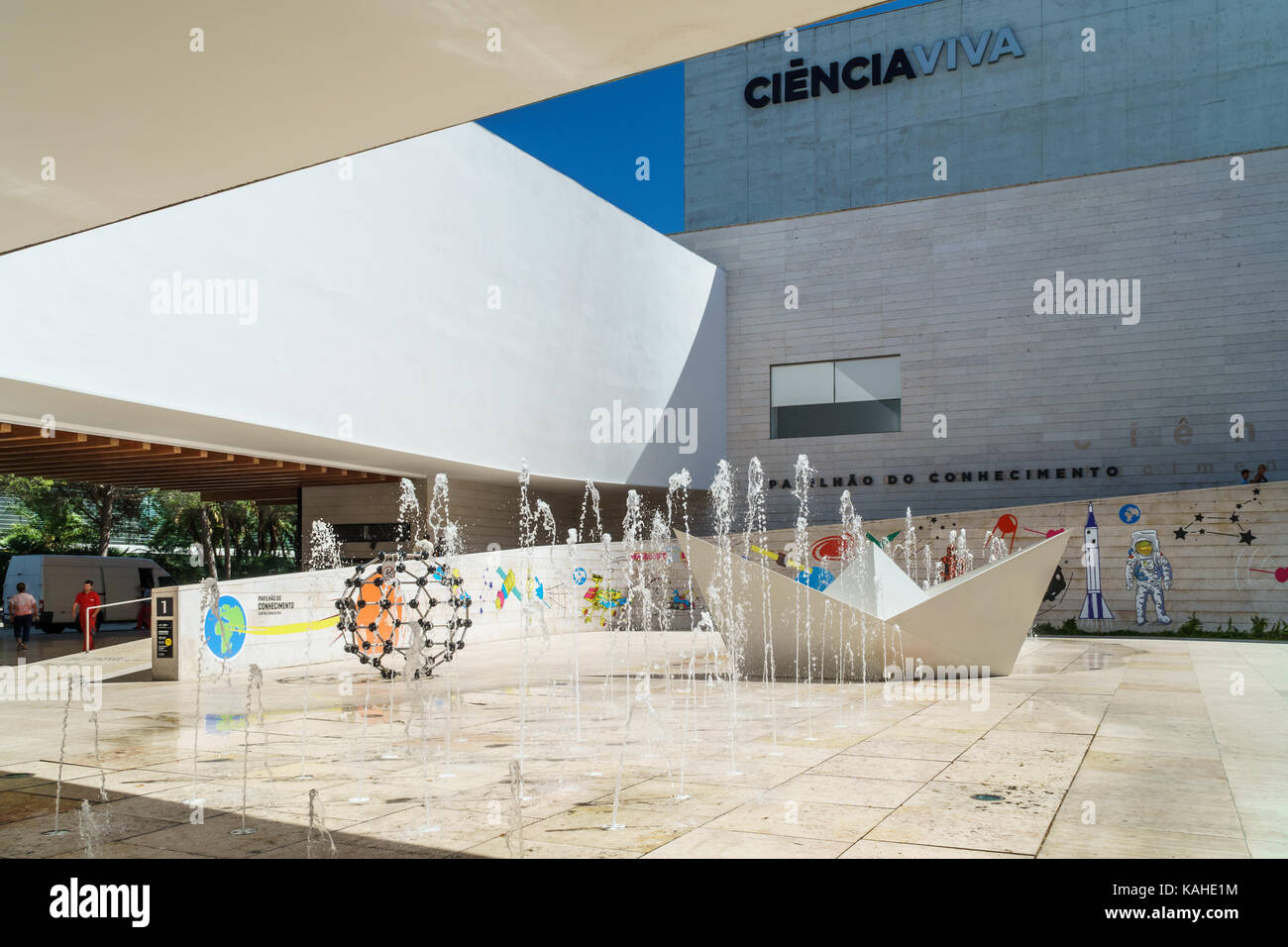 LISBON, PORTUGAL - AUGUST 10, 2017: The Pavilion of Knowledge (Pavilhao do Conhecimentois or Ciencia Viva) an interactive science and technology museu Stock Photo