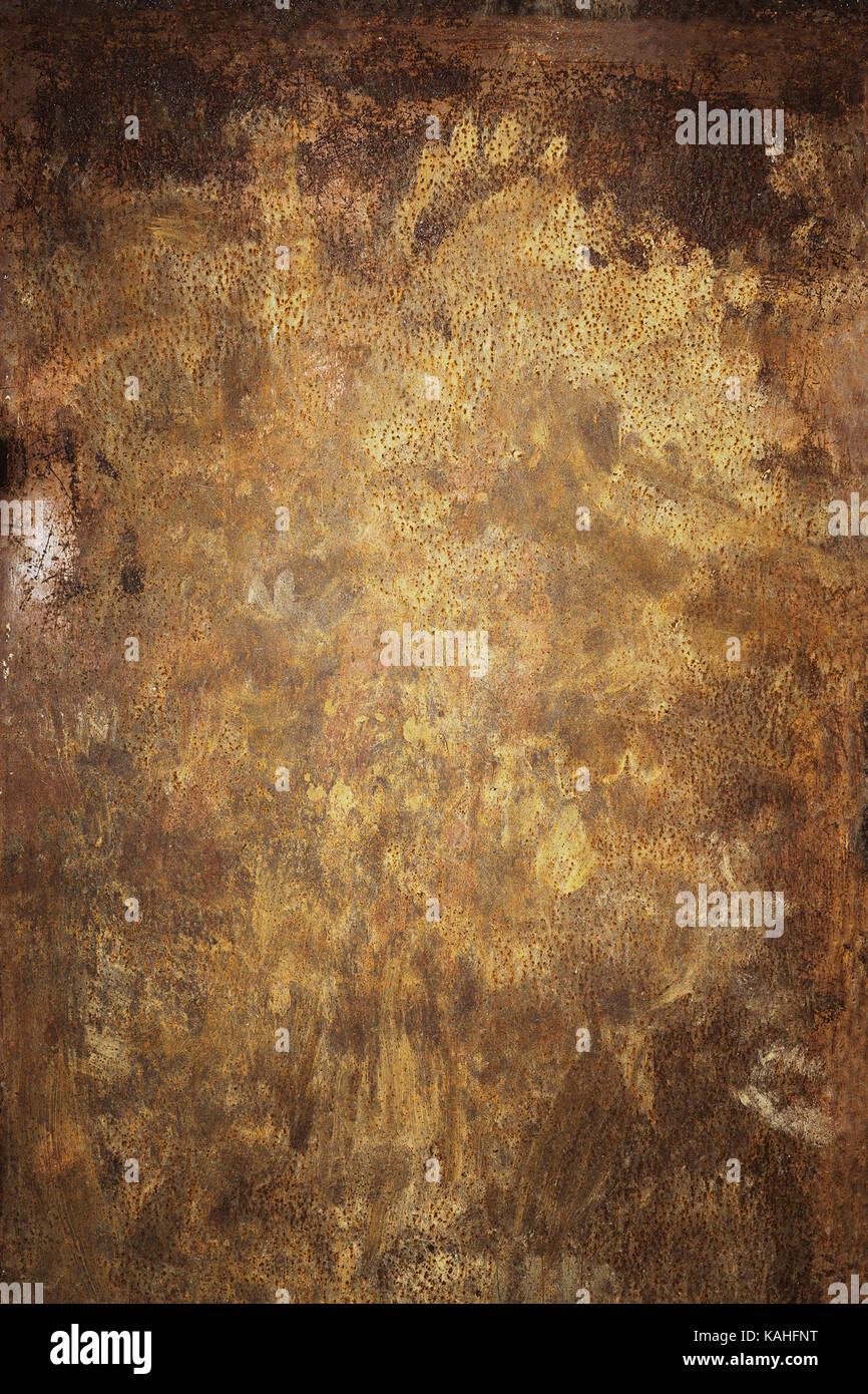 real grungy rusty metal texture ready for your design Stock Photo