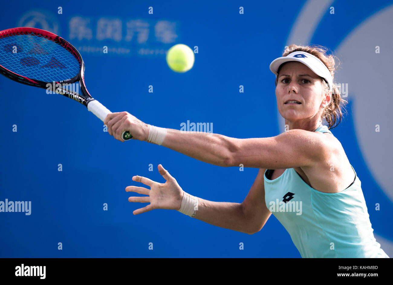 Wuhan, China. 26th Sep, 2017. Varvara Lepchenko of the United States ...