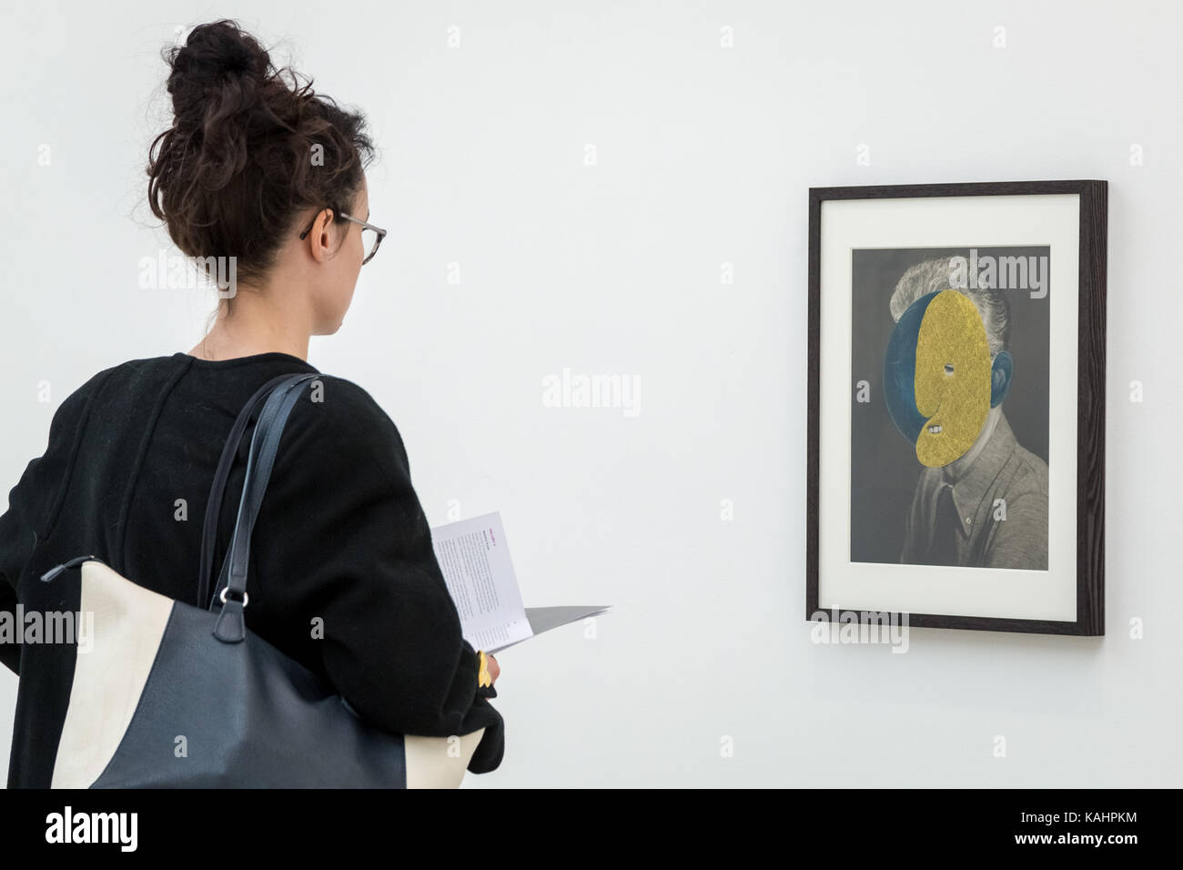 London, UK. 26th Sep, 2017. Saatchi Gallery Iconoclasts Exhibition: Art out the mainstream. New exhibition featuring the work of thirteen contemporary artists. Credit: Guy Corbishley/Alamy Live News Stock Photo