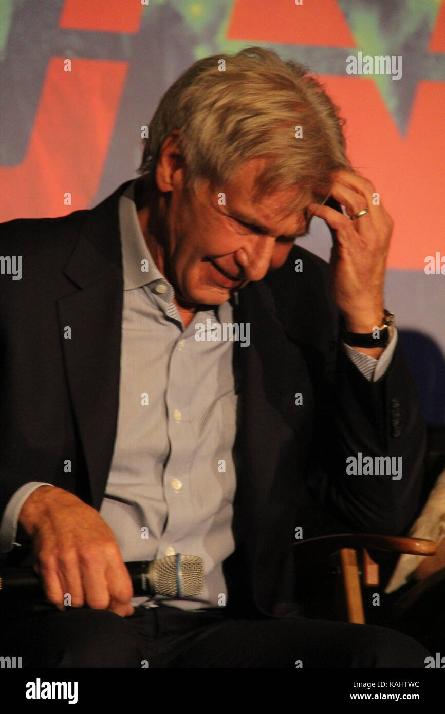 Harrison Ford 09/24/2017 "Blade Runner 2049" Press Conference held at