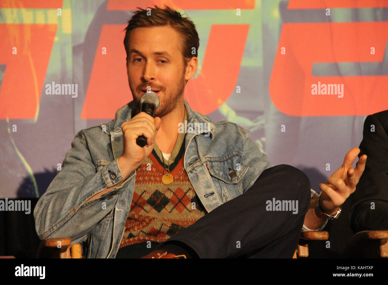 Ryan Gosling 09/24/2017 "Blade Runner 2049" Press Conference held at JW