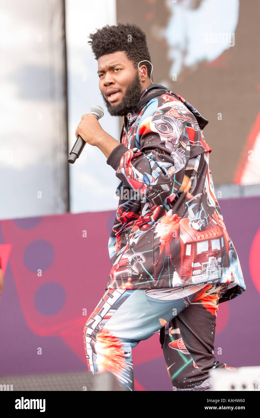 Las Vegas, Nevada, USA. 23rd Sep, 2017. KHALID (KHALID ROBINSON) during