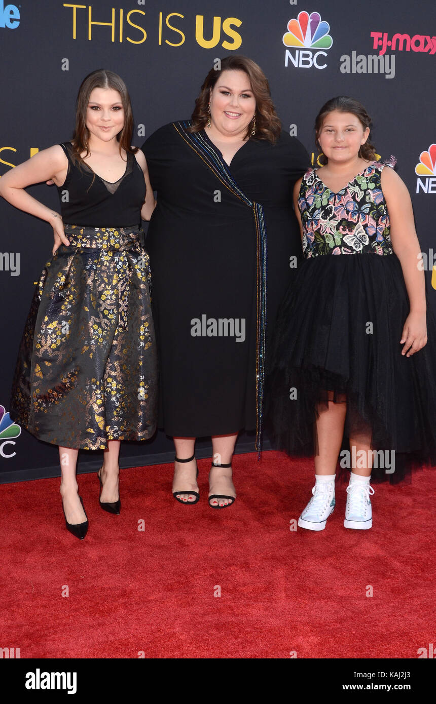 Hollywood, USA. 26th Sep, 2017. Hannah Zeile, Chrissy Metz and ...