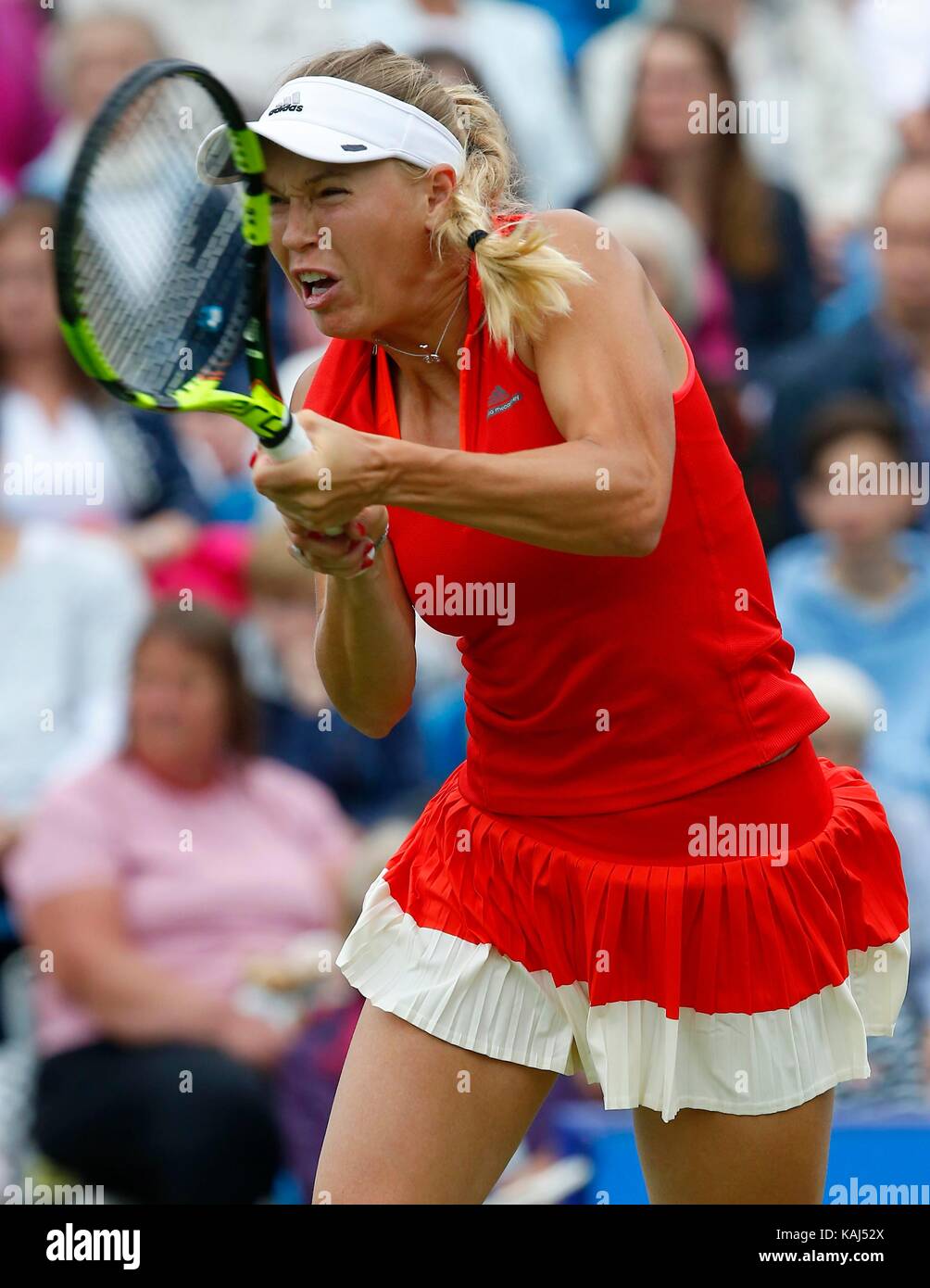 Caroline Wozniacki of Denmark v Karolina Pliskova of Czech Republic