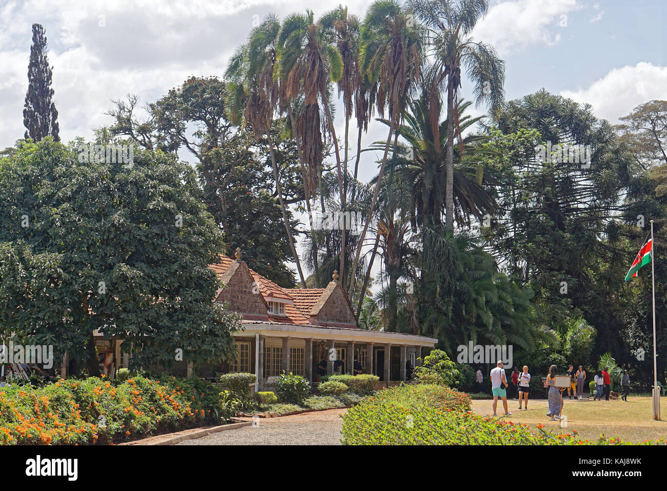 Nairobi, Kenya July 10, 2017 Karen Blixen museum and house near Nairobi, Kenya Stock Photo Nairobi, Kenya July 10, 2017 Karen Blixen museum and house near Nairobi, Kenya Stock Photo