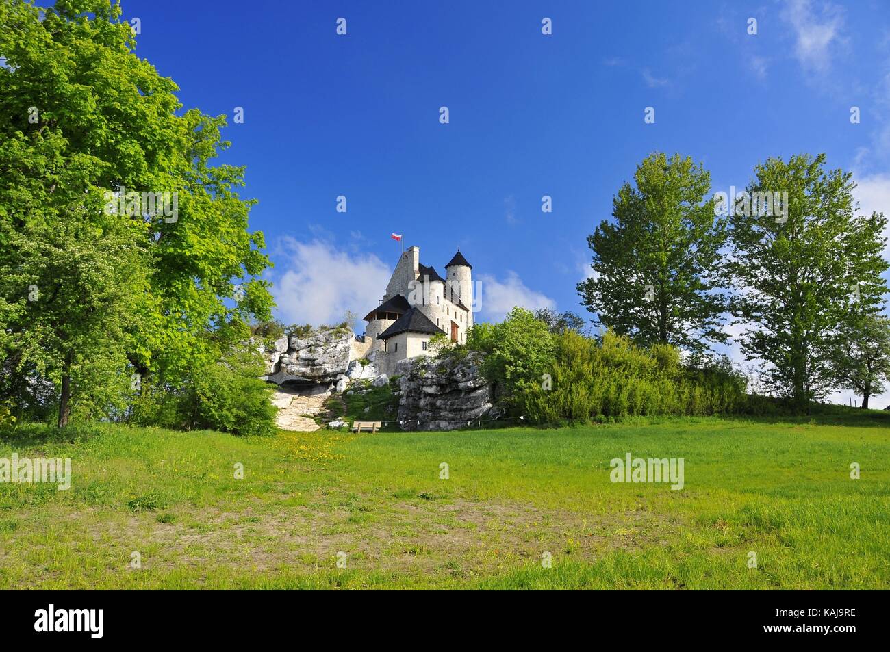 Bobolice Castle, 14th century royal castle in the village of Bobolice