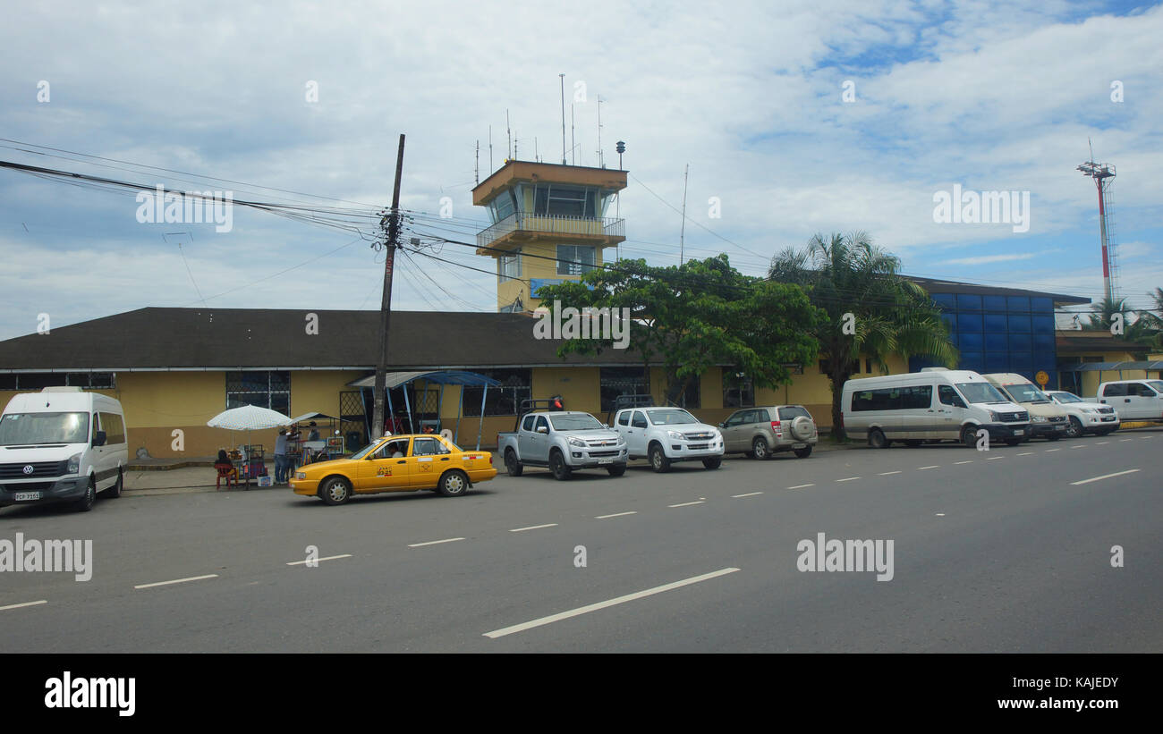 Puerto Francisco de Orellana, Orellana / Ecuador - September 22 2017: View of the current airport operating in the city Stock Photo