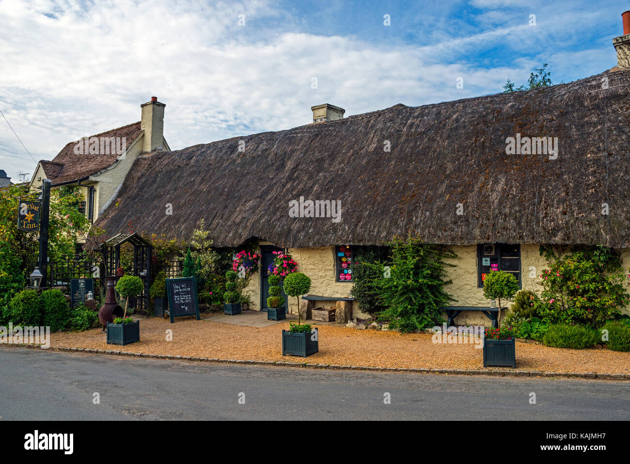 The Star Inn, Harome, Michelin-starred Restaurant with Rooms, North Yorkshire Stock Photo